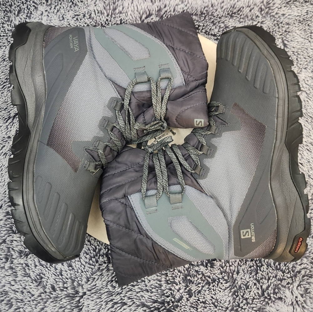 Salomon Vaya Powder TS CSWP Boot Blue Women's Size 7.5 - Picture 6 of 10